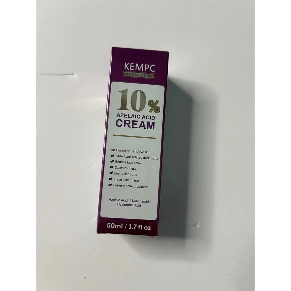 KEMPC 10% Azelaic Acid Cream 1.7 fl oz (50ml) Acne Treatment – New Sealed